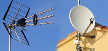 Antenne-TV-Parabole
